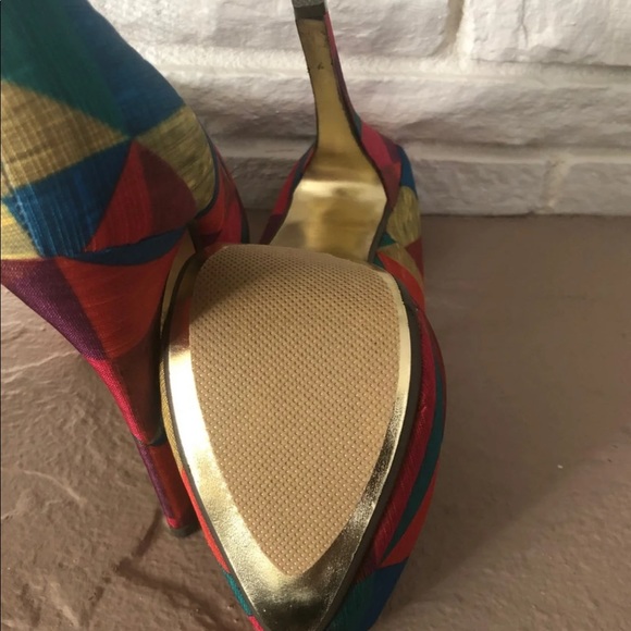 Color Block Platform Heels 👠 - Picture 4 of 5